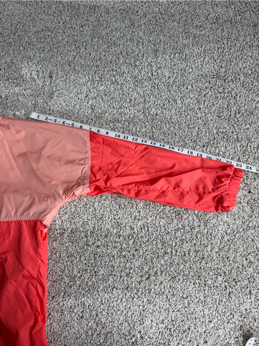 Lauren James Coral Reef Colorblock Anorak Windbreaker Jacket Pink Size Large - Picture 10 of 10